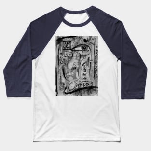 Abstract Uncoloured Determination Baseball T-Shirt